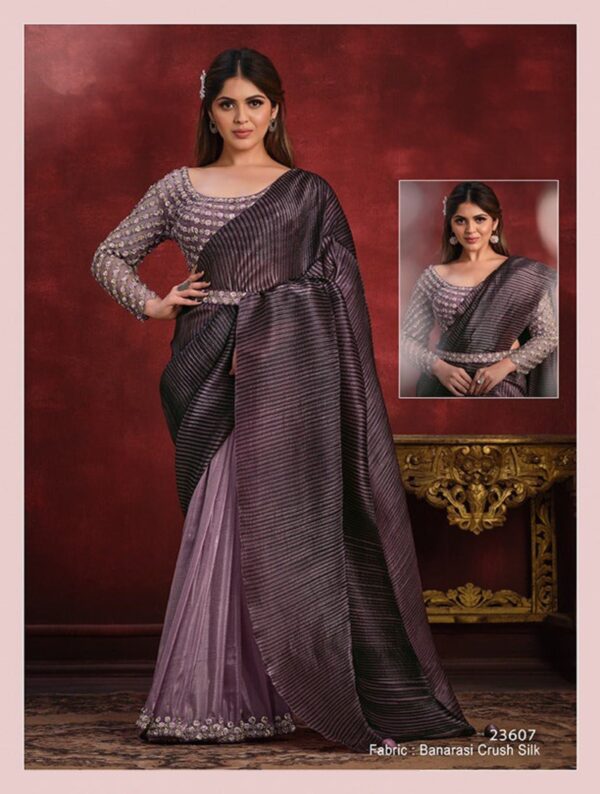 Purple Banarasi Beauty