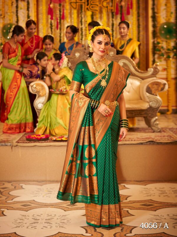 Paisley Art Silk Saree - Image 6