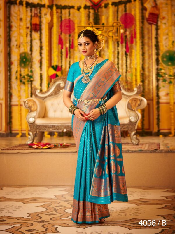 Paisley Art Silk Saree - Image 2