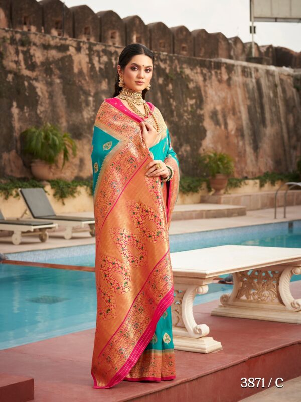Silk Weave Saree - Image 3
