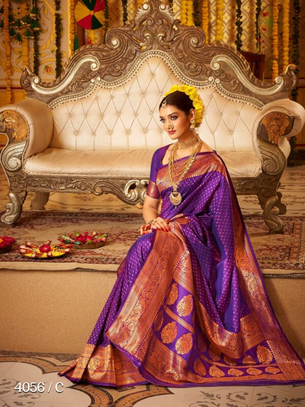 Paisley Art Silk Saree - Image 3