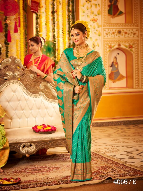 Paisley Art Silk Saree - Image 5