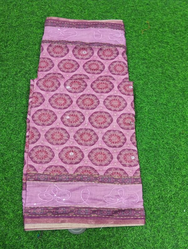 Rustic Weave Linen Saree